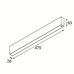 Modular LED Driver Constant Voltage 48V Surface (For Suspended Mounting) 150W