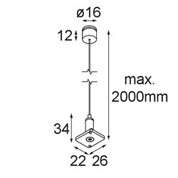Modular Track 48V High Suspension Kit 2000
