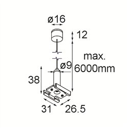 Modular Track 48V Suspension Kit 6000