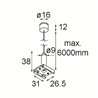 Modular Track 48V Suspension Kit 6000
