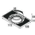 Modular Ring Recessed Trimless 70 1x