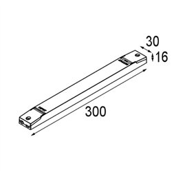 Modular LED Driver Constant Voltage 24V 30W