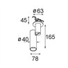 Modular Passage Semi-Recessed Adjustable 40 1x LED DE | Einbauspot