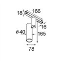 Modular Passage Track 48V Adjustable 40 1x LED | Trackverlichting