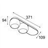 Modular Marbul Surface Adjustable 109 2x LED DI | Deckenlampe / Wandlampe