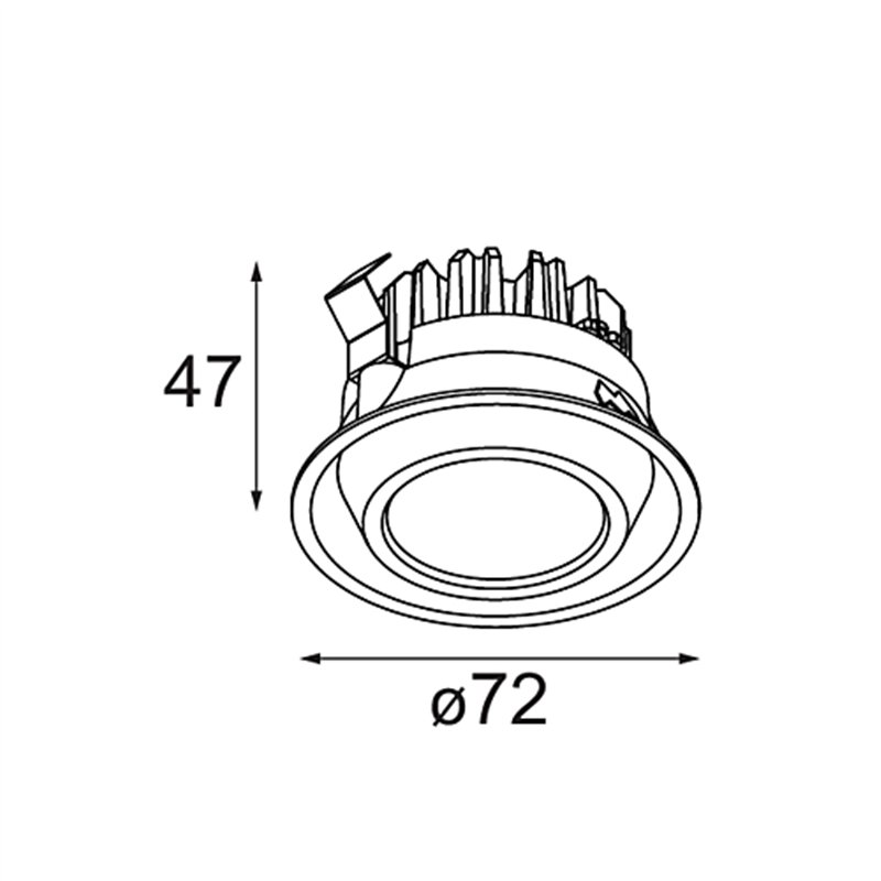 Modular M-LED Module 70 1x LED DE