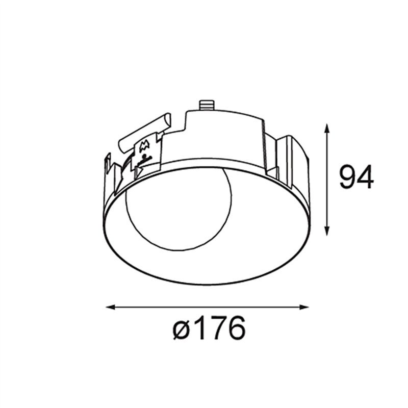Modular Shellby Recessed Trimless 176 1x IP55 LED DE | Inbouwspot