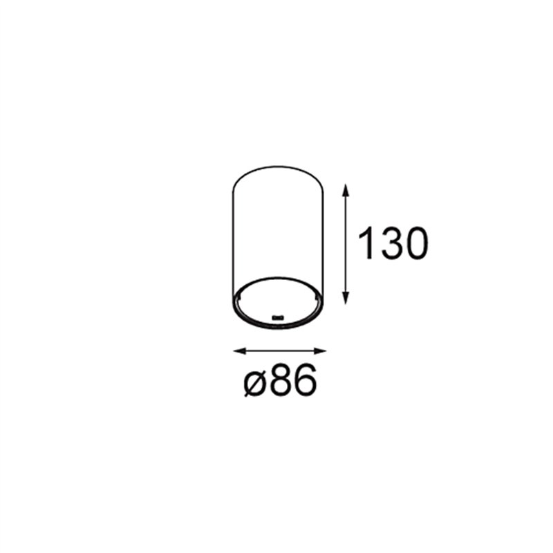 Modular Smart Tube Surface 82 L 1x DI 500mA | Ceiling lamp