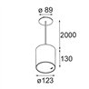 Modular Smart Tube Suspended 115 1x DE | Hängelampe