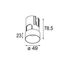 Modular Minude Out Recessed 49 23 1x IP54 LED DE | Inbouwspot
