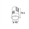 Modular Minude Recessed Trimless 49 1x IP54 LED DE | Spot encastré