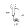 Modular Medard Surface Adjustable 70 1x LED DI | Deckenlampe / Wandlampe