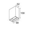 Modular Sulfer Wall Up/Down 2x LED DI | Applique