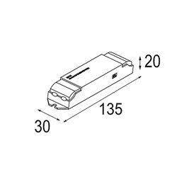Modular LED Driver Constant Current Deep Dim 350-700mA 12W