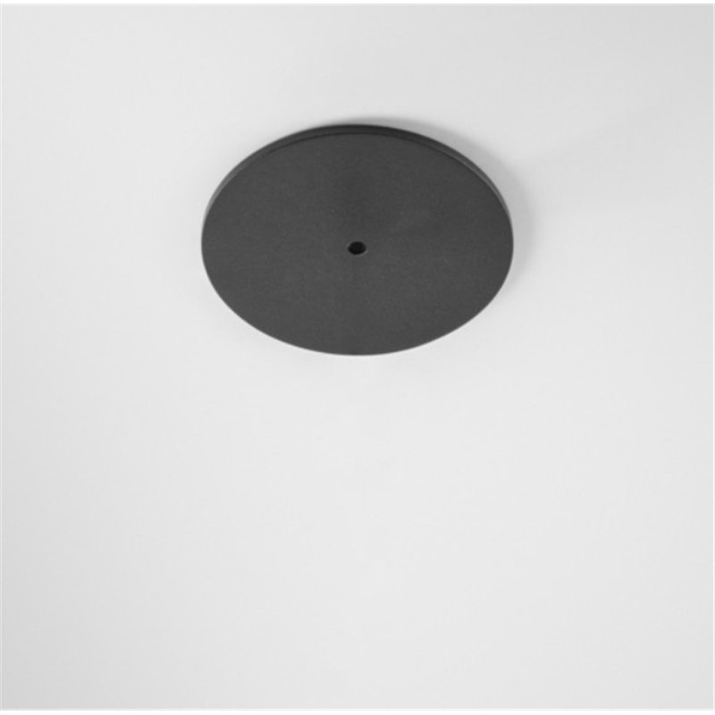 Modular Power Feed and Suspension Canopy Semi-Recessed Round 2P Extruded Stripped DE