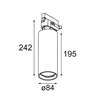 Modular Charlatan Track 230V Adjustable 85 1x LED DI | Éclairage sur rail