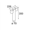 Modular Lowieze Surface 70 Low 2x IP54 LED DI | Deckenlampe / Wandlampe / Bodenlampe