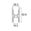 Modular Track 48V High Profile Suspended Up/Down 1000