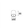 Modular Smart Tube Surface 82 S 1x DE | Deckenlampe