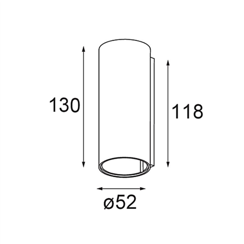 Modular Smart Tube Wall Up/Down 48 2x DE | Wandlamp