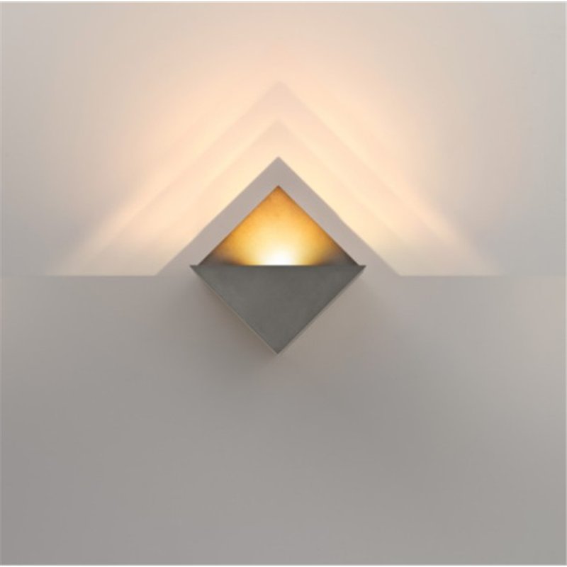 Modular Impulse Square Wall 1x LED DI | Wall lamp