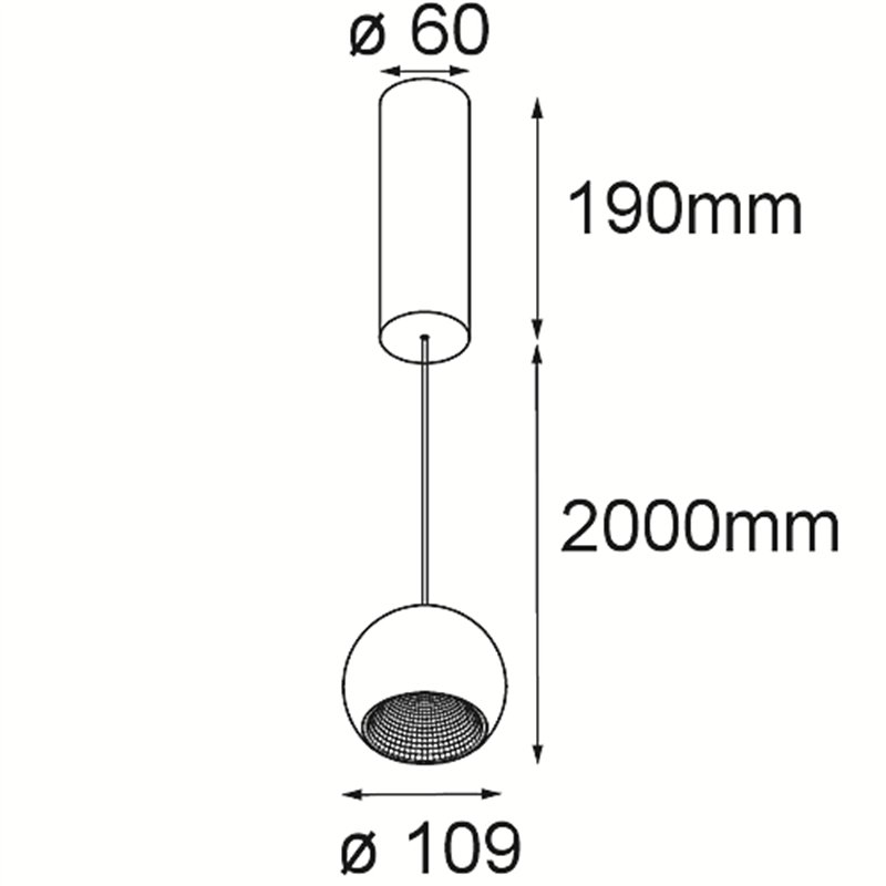 Modular Marbul Suspended 109 1x LED DI | Hängelampe
