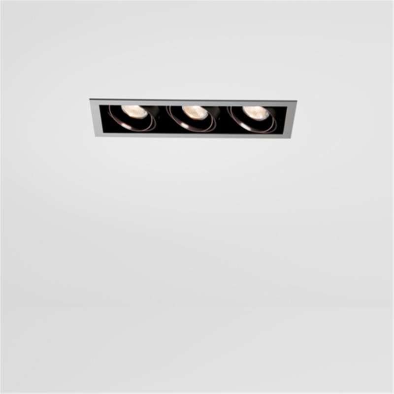 Modular Mini-Multiple Recessed Adjustable GU10 3x | Recessed spot