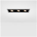 Modular Mini-Multiple Recessed Adjustable M-LED 3x DE | Inbouwspot