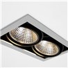 Modular Mini-Multiple Smart Ring Recessed Adjustable 2x LED DE | Inbouwspot