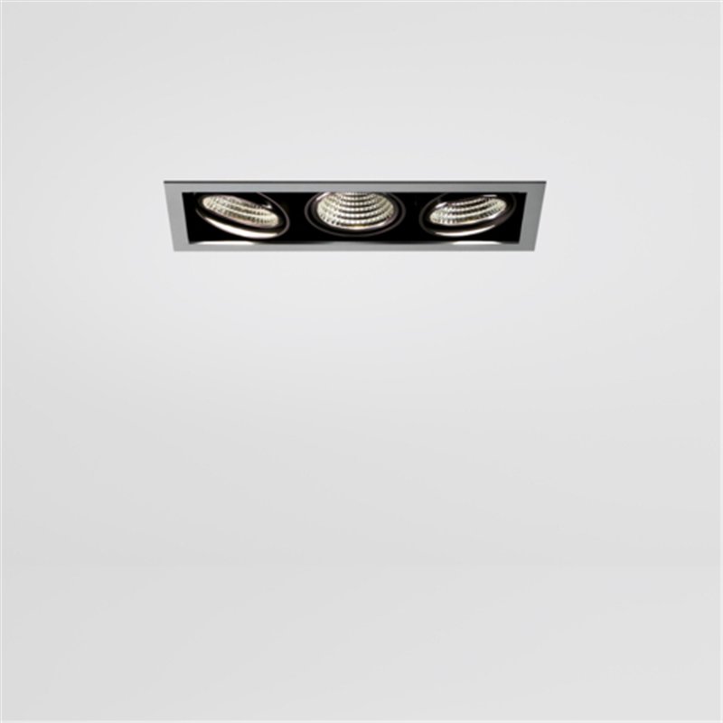 Modular Mini-Multiple Smart Ring Recessed Adjustable 3x LED DE | Inbouwspot