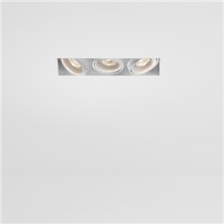 Modular Mini-Multiple Recessed Trimless Adjustable GU10 3x DE | Inbouwspot