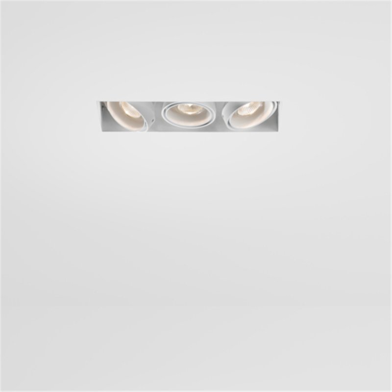 Modular Mini-Multiple Recessed Trimless Adjustable GU10 3x DE | Inbouwspot