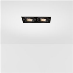 Modular Mini-Multiple Recessed Trimless Adjustable M-LED 2x DE | Inbouwspot