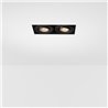 Modular Mini-Multiple Recessed Trimless Adjustable M-LED 2x DE | Spot encastré
