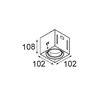 Modular Mini-Multiple Smart Ring Recessed Trimless Adjustable 1x LED DE | Spot encastré