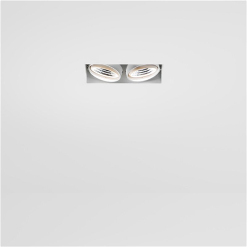 Modular Mini-Multiple Smart Ring Recessed Trimless Adjustable 2x LED DE | Spot encastré