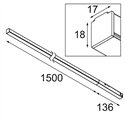 Modular Pista Linear Light Track 48V 1636 1x LED | Trackverlichting