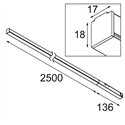Modular Pista Linear Light Track 48V 2636 1x LED | Trackverlichting