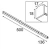 Modular Pista Linear Light Track 48V 636 1x LED | Éclairage sur rail