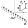 Modular Pista Linear Light Track 48V 2555 1x LED | Track lighting fixture