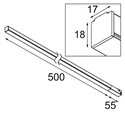 Modular Pista Linear Light Track 48V 555 1x LED | Trackverlichting