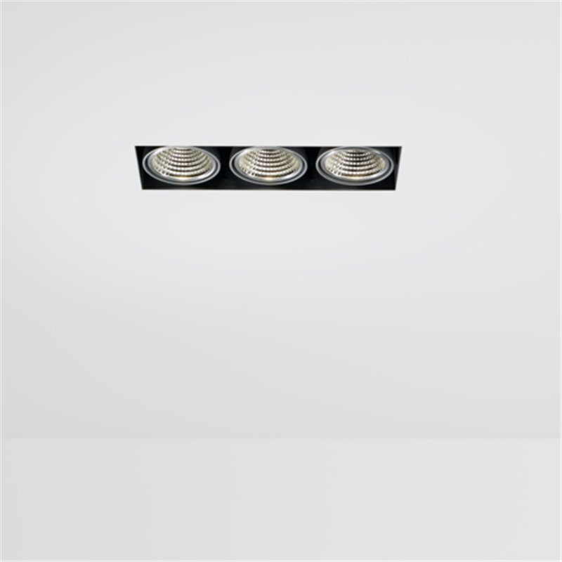 Modular Mini-Multiple Smart Ring Recessed Trimless Adjustable 3x LED DE | Recessed spot