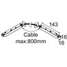 Modular Track 48V Connection Flexible Electrical/Mechanical