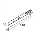 Modular Track 48V Power Feed Left