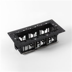 Modular Qbini Frame Recessed Trimless 3x | Recessed spot