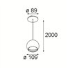 Modular Smart Ball Suspended 82 1x DE | Suspension lamp
