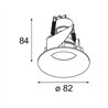 Modular Smart Cake Recessed 82 1x GU10 | Spot encastré
