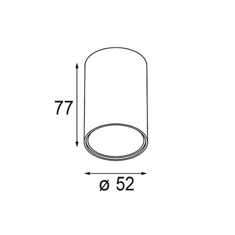 Modular Smart Tube Surface 48 1x DE | Ceiling lamp