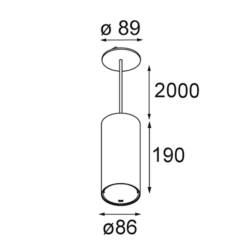 Modular Smart Tube Suspended 82 XL 1x DE | Suspension lamp