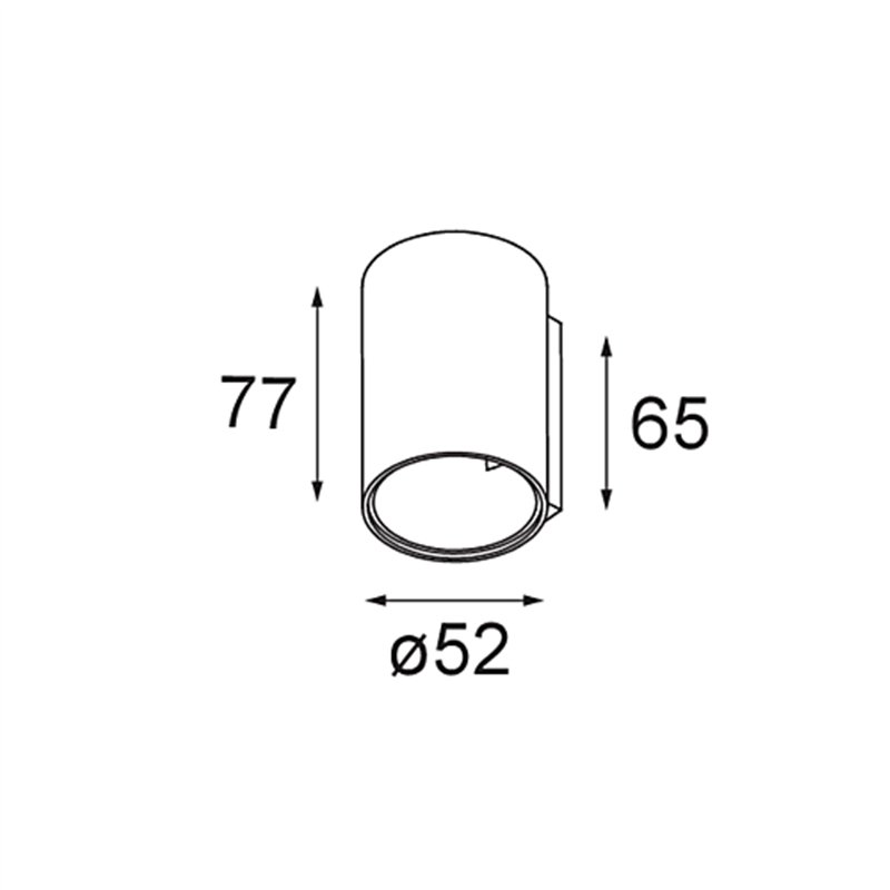 Modular Smart Tube Wall 48 1x DE | Applique